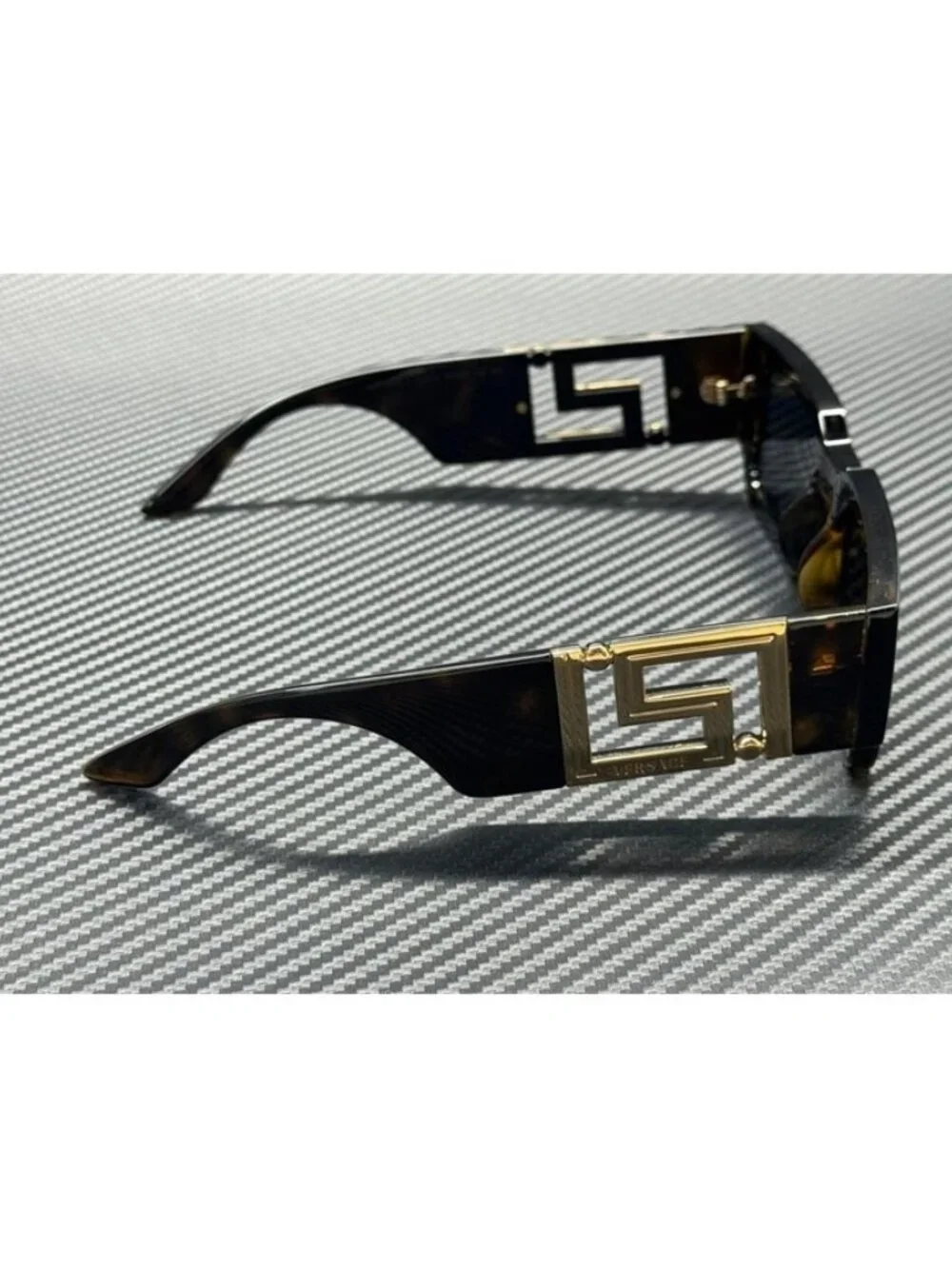 New Versace Men Havana Sunglasses 54-21-140